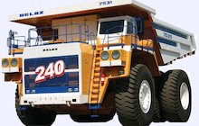 BelAZ 7531 mining truck