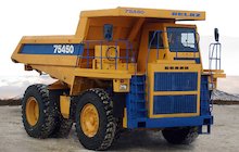 BelAZ 7545 mining truck