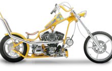 Orange County Choppers Yellow Bike