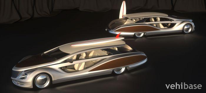 Gray Design Limousine Beach Cruiser