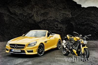 Mercedes-Benz SLK 55 AMG Streetfighter Yellow