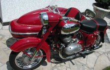 Jawa 350 TS with sidecar