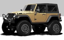 Jeep Wrangler Sand Trooper