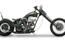 Orange County Choppers Green Bike
